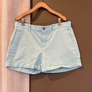 Women's Khaki's by Gap Sea foam Green, 4" shorts, Size 10